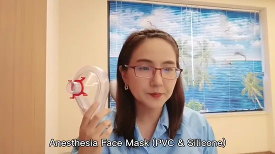 재사용 가능한 의료용 실리콘 마취 마스크 공장 성인 M, 크기 4#, CE FDA 포함