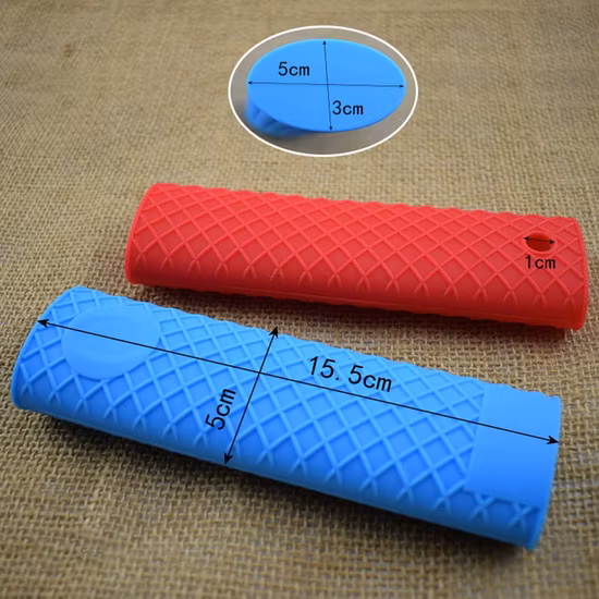 주방 실리콘 냄비 팬 손잡이 냄비 홀더 슬리브 슬립 커버 내구성 내열성 주방 그립 용품